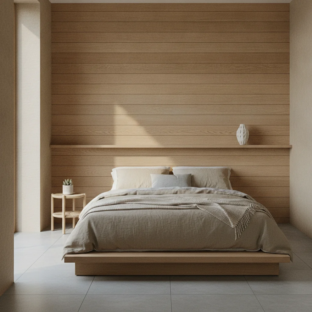 L’ambiance japandi : douceur scandinave et rigueur japonaise au mur