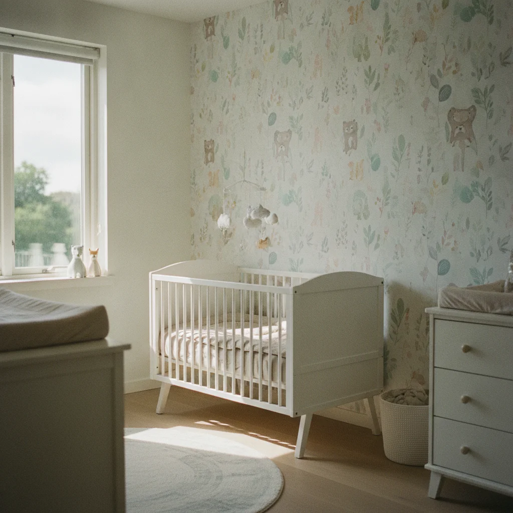 Chambre d'enfant : papier peint adhésif et liberté de changer
