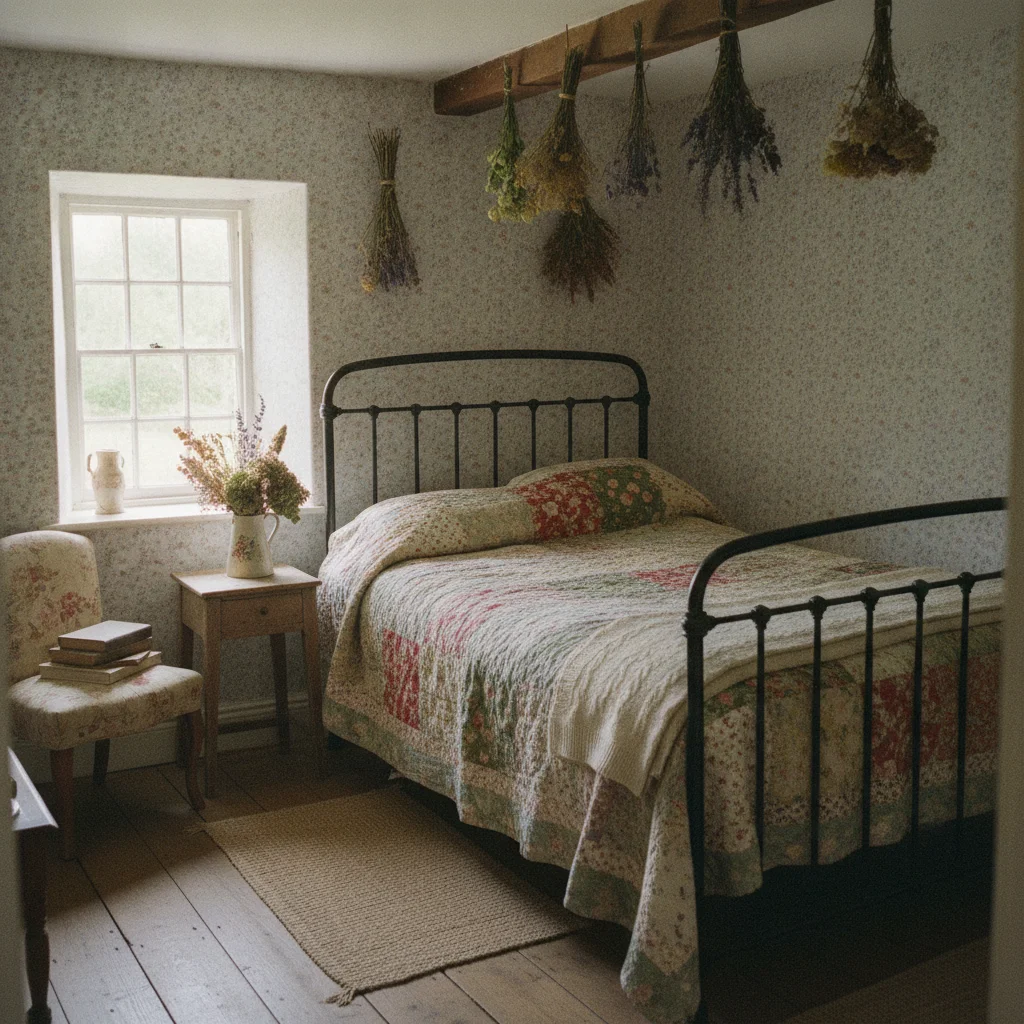 Cottagecore : la campagne anglaise sur les murs