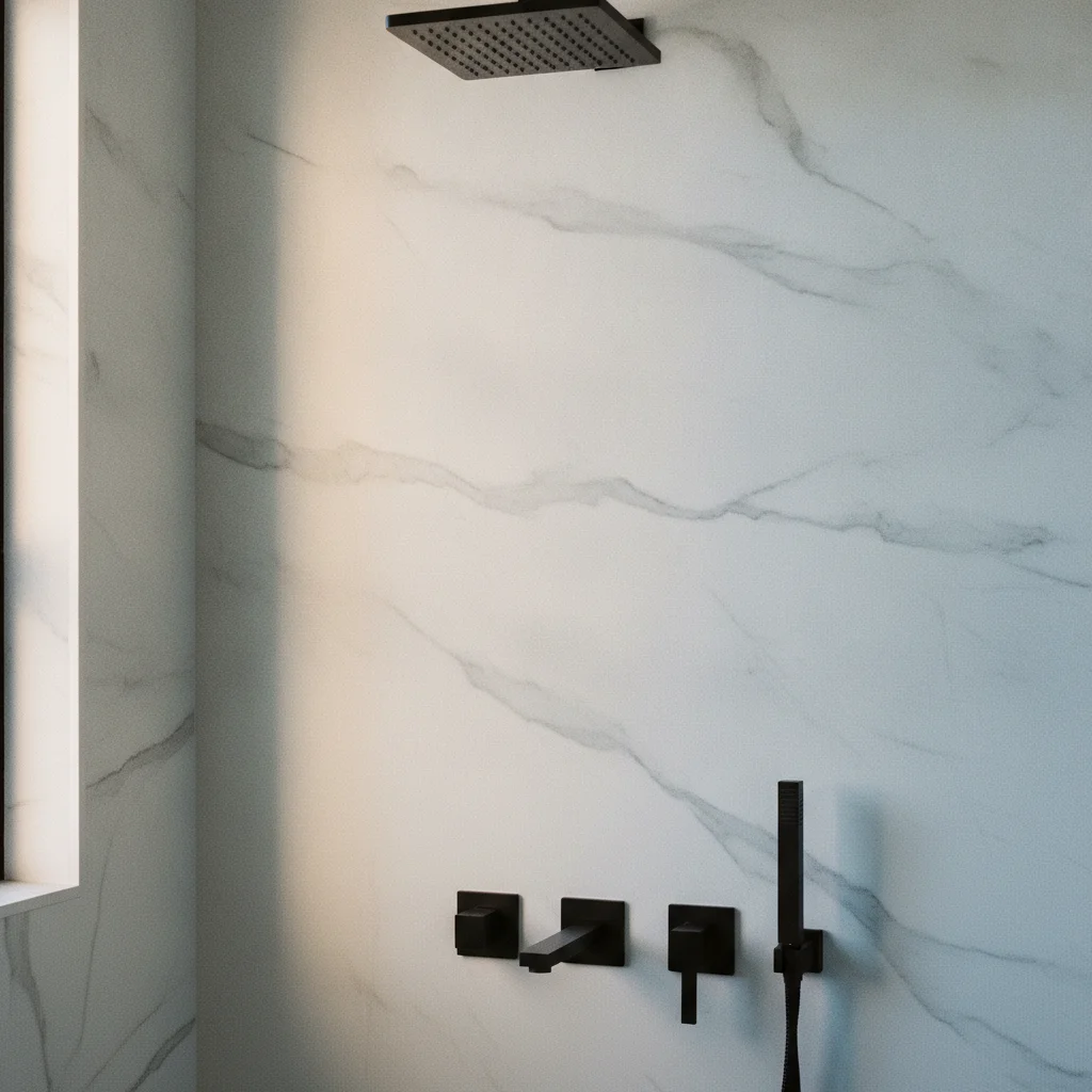 Le marbre au mur : le luxe qui chuchote